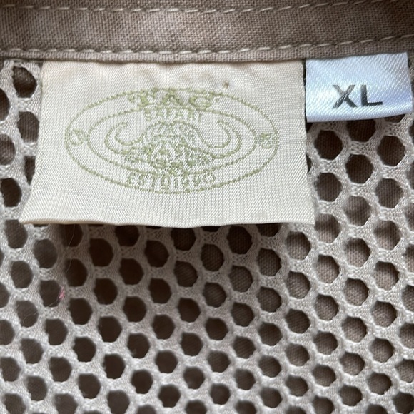 TAG Safari left handed Hunter khaki long sleeve button shirt XL - Picture 3 of 7